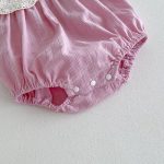 【66-120cm】ロンパース or ワンピース ベビー 女の子 レース 刺繍襟 - 画像 (17)