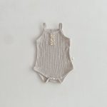 【66-90cm】キャミロンパース ベビー レース ダブルボタン - 画像 (9)