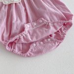 【66-120cm】ロンパース or ワンピース ベビー 女の子 レース 刺繍襟 - 画像 (18)