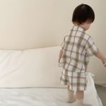 【73-110cm】セットアップ 男の子 韓国風 ストライプ or チェック - 画像 (8)