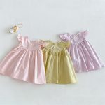 【73-120cm】ワンピース ベビー フリル キノコ かわいい - 画像 (9)
