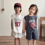【80-150cm】セットアップ ノースリーブ NUMBER ルーズ - 画像 (8)