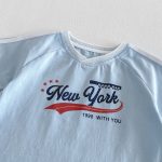 【73-120cm】半袖Ｔシャツorショートパンツ ベビー  Vネックロゴ ボーダー - 画像 (16)