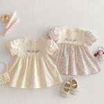【73-110cm】ワンピース ベビー おしゃれ 花柄