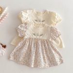 【73-110cm】ワンピース ベビー おしゃれ 花柄 - 画像 (11)