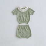 【66-100cm】セットアップ フリル ニット ナチュラル - 画像 (12)