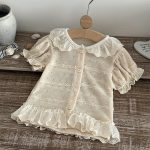 【73-100cm】セット レース フリル 透かし編み 半袖 - 画像 (14)