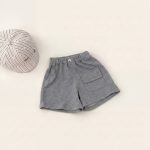 【73-120cm】ショートパンツ 柔らか 無地 - 画像 (4)