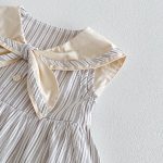 【73-110cm】ワンピース ベビー ストライプ セーラー - 画像 (15)