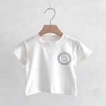 【73-110cm】半袖Tシャツ ベビー シンプル クマ柄 - 画像 (7)
