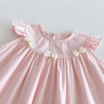 【73-120cm】ワンピース ベビー フリル キノコ かわいい - 画像 (13)