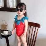 【80-130cm】水着 ラズベリーなりきり スイムウェア セット - 画像 (3)