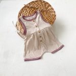 【73-100cm】オールインワン ベビー ナチュラル 前開き - 画像 (7)