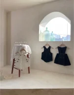 【66-100cm】サロペット or ボーダーTシャツ ベビー 韓国風 - 画像 (11)