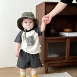 【73-120cm】Tシャツorショートパンツ ゾウー柄 カラーバリ カジュアル - 画像 (9)