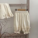 【73-100cm】スリムパンツORワイドパンツ ホワイト 透け感 - 画像 (7)