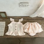 【66-100cm】セットアップ  ベビー キャミ ナチュラル - 画像 (11)