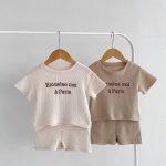 【66-100cm】セットアップ Emmene ワッフル - 画像 (10)