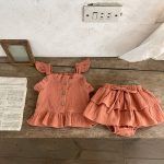 【66-100cm】セットアップ  ベビー キャミ ナチュラル - 画像 (12)