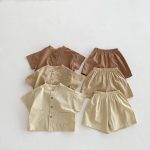 【80-120cm】セットアップ パステルカラー チェック - 画像 (3)