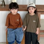 【80-140cm】半袖Ｔシャツ ソーダポッププリント ルーズ フィット - 画像 (4)