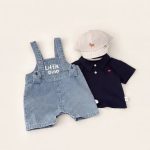 【73-120cm】デニム サロペットカジュアル 可愛い - 画像 (6)
