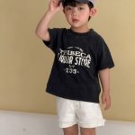 【80-150cm】Ｔシャツorワンピース オシャレ 英字 お揃いコーデ - 画像 (12)