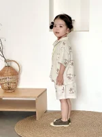 【80-150cm】セットアップ キッズ パームツリーサマー - 画像 (11)