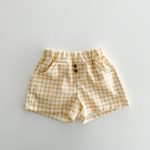 【80-130cm】ショートパンツ チェック 履きやすい ボトムス - 画像 (3)