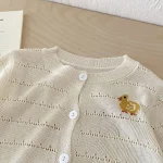 【73-130cm】カーディガン ベビー 女の子 動物柄 通気性 - 画像 (14)