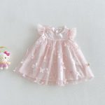 【73-120cm】ワンピース バタフライピンク 可愛い - 画像 (4)