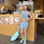 【80-130cm】セットアップ 女の子 英字プリント - 画像 (11)