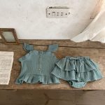 【66-100cm】セットアップ  ベビー キャミ ナチュラル - 画像 (13)