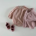 【66-90cm】ロンパース チェックorハートorドット - 画像 (15)