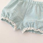 【73-110cm】セットアップ ベビー 切り替え レース リボン付き - 画像 (18)