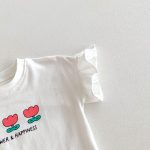 【80-130cm】Tシャツ or ショートパンツ ベビー 女の子 フリル袖 チェック - 画像 (18)