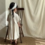 【80-150cm】セットアップ or ワンピース キッズ服 ナチュラル - 画像 (12)