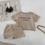 【66-100cm】セットアップ Emmene ワッフル - 画像 (16)