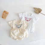【66-90cm】ロンパース フラワー刺繡 可愛い - 画像 (14)