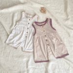 【73-100cm】オールインワン ベビー ナチュラル 前開き - 画像 (3)