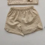 【73-120cm】ショートパンツ ベビー 韓国風 ドット&リボン - 画像 (5)