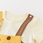 【66-90cm】オールインワン ベビー キュート キリン柄 - 画像 (6)