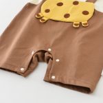 【66-90cm】オールインワン ベビー キュート キリン柄 - 画像 (7)