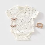 【59-73cm】ロンパース 柔らか 半袖 コットン ベビー服 - 画像 (3)
