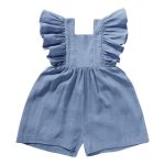 【73-100cm】カバーオール ベビー ナチュラル 肩フリル - 画像 (10)