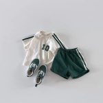 【73-120cm】セットアップ 10ロゴ ルーズ 上下セット - 画像 (5)