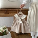 【73-120cm】ワンピース ベビー ノースリーブ レトロ - 画像 (19)
