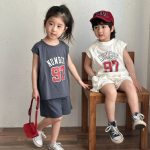 【80-150cm】セットアップ ノースリーブ NUMBER ルーズ - 画像 (6)