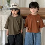 【80-140cm】半袖Ｔシャツ ソーダポッププリント ルーズ フィット - 画像 (6)