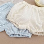 【73-120cm】セットアップ チェック ベスト＆ブルマ - 画像 (13)